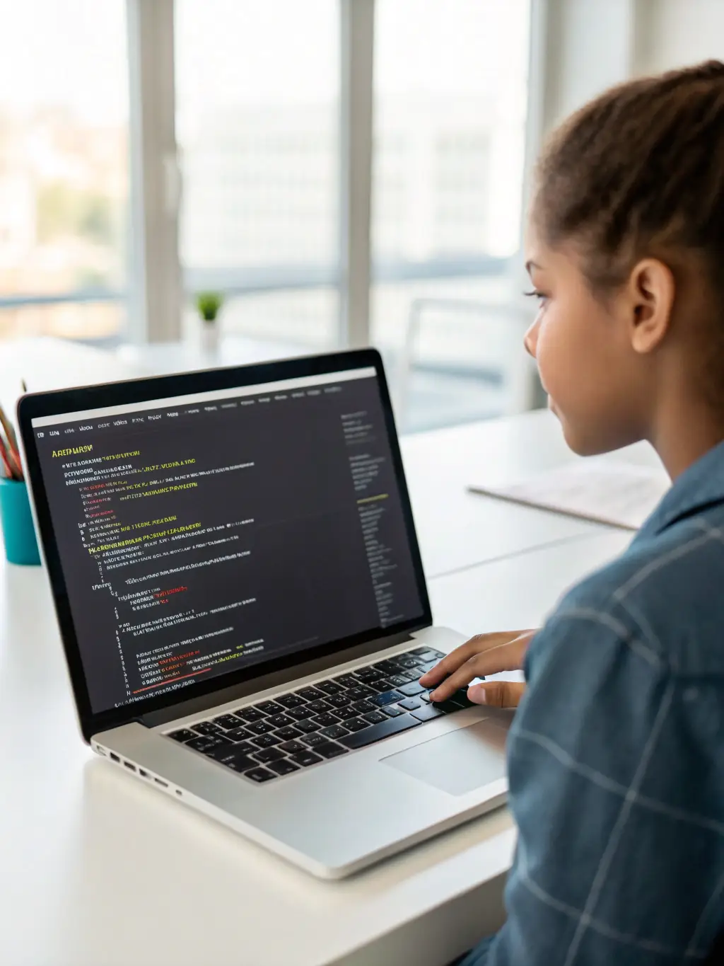 A student successfully deploying a web application to a cloud server, showcasing the practical skills learned at SkillForge Academy.